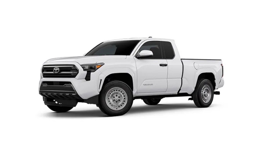 Toyota Tacoma work truck in white